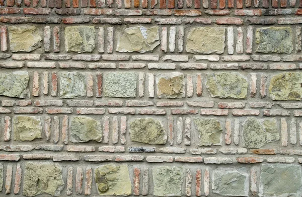 Stary Mur Kamienia Cegły Closeu — Zdjęcie stockowe