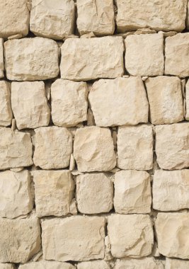 Yeni kabartma sarı kireçtaşı duvar closeu