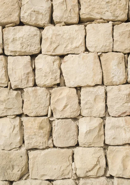 Nieuwe Verlichting Gele Kalksteen Muur Closeu — Stockfoto