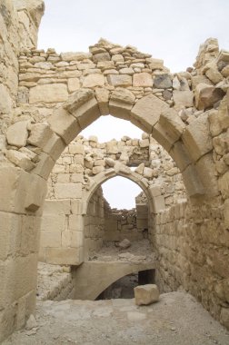 Arabah, şimdi denilen Shoubak, Jorda Montreal (Haçlı Kalesi) kalıntıları