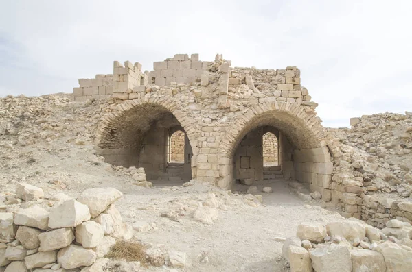 Ruinas Montreal Castillo Cruzado Del Arabah Ahora Llamado Shoubak Jorda — Foto de Stock