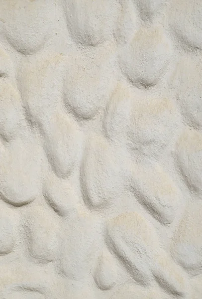 New Decorative White Relief Plaster Closeu — Stock Photo, Image