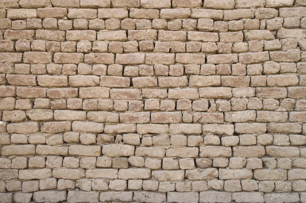 Ancient Adobe Wall Closeup Egypt Afric — Stock Photo, Image