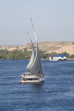 Nil Nehri, Egyp turları için Yelkenli