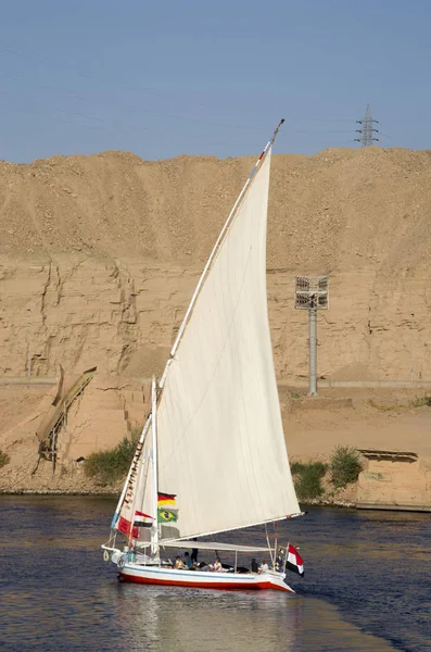 Sailboats Tours Nile River Egyp — Stock Photo, Image