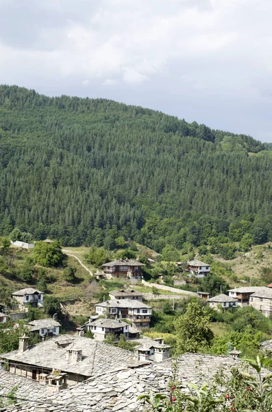 Maisons Anciennes Dans Réserve Culturelle Historique Dolen Village Bulgarie — Photo