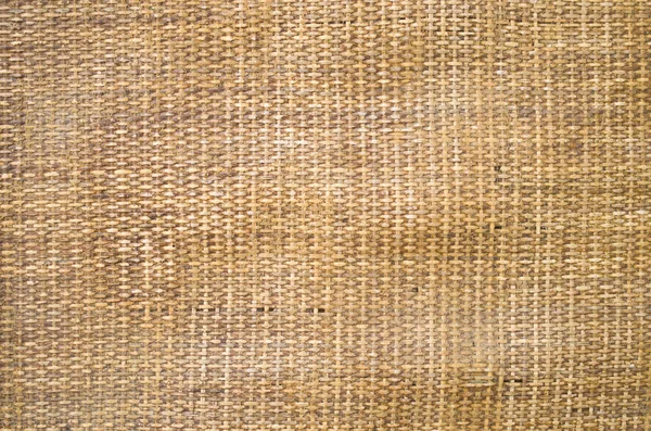 Old dirty wicker rug closeup