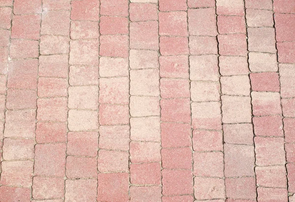 Carreaux de céramique rouge clair sur le sol — Photo