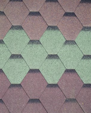 Yeni modern bitüm renkli shingle örnekleri