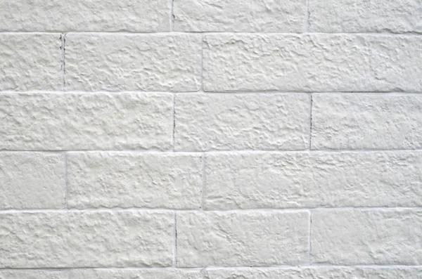 New white ceramic tiles on the wall — Stock Photo, Image