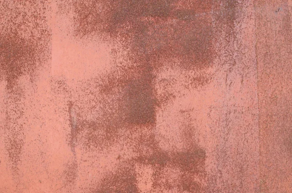 Vecchio metallo arrugginito superficie verniciata rossa — Foto Stock