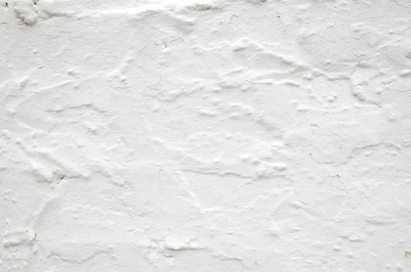Nová bílá namalovaná stará sádra na stěně — Stock fotografie