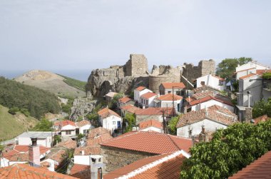Yunanistan'da Samothraki adasında Sermaye Chora