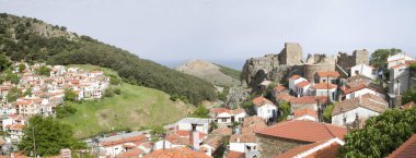 Yunanistan'da Samothraki adasında Sermaye Chora