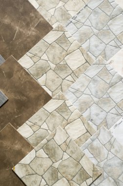 Renkli bir seramik çini çekim örnekleri