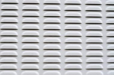 Yeni gri metal havalandırma paneli kapatması