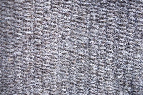 New Woven Brown Woolen Rug Closeu — Stock Photo, Image