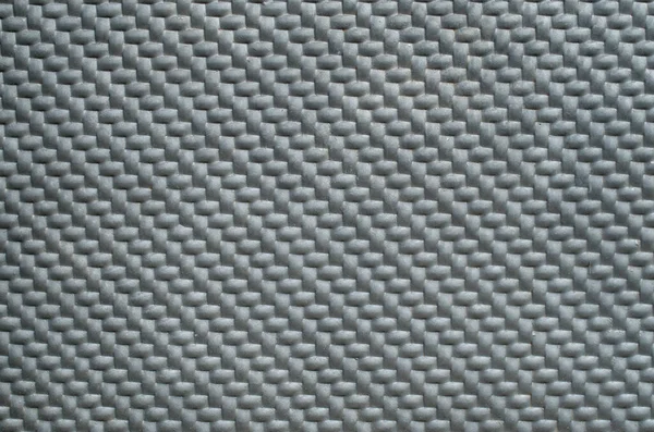 凸矩形上の装飾的な灰色の金属板 Closeu — ストック写真