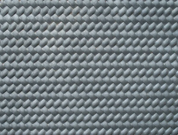 Dekorativ Grå Metallplatta Konvex Rektangel Closeu — Stockfoto