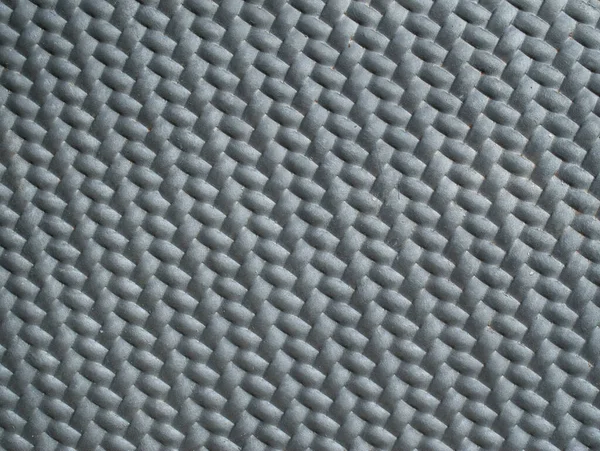 Placa Metal Cinza Decorativa Retângulos Convexos Closeu — Fotografia de Stock