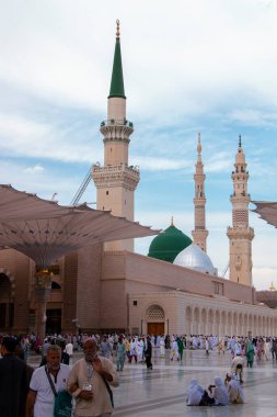 Medine / Suudi Arabistan - 11 Mayıs 2017: Peygamber Muhammed Camisi, El Mescid an Nabawi