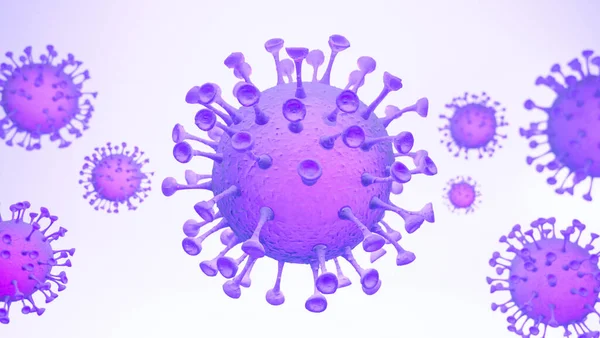 Virus Corona Concepto Sars Cov Del Virus Covid Antecedentes Gripe — Foto de Stock