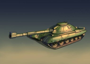 Yeşil ordu tankı sahada 