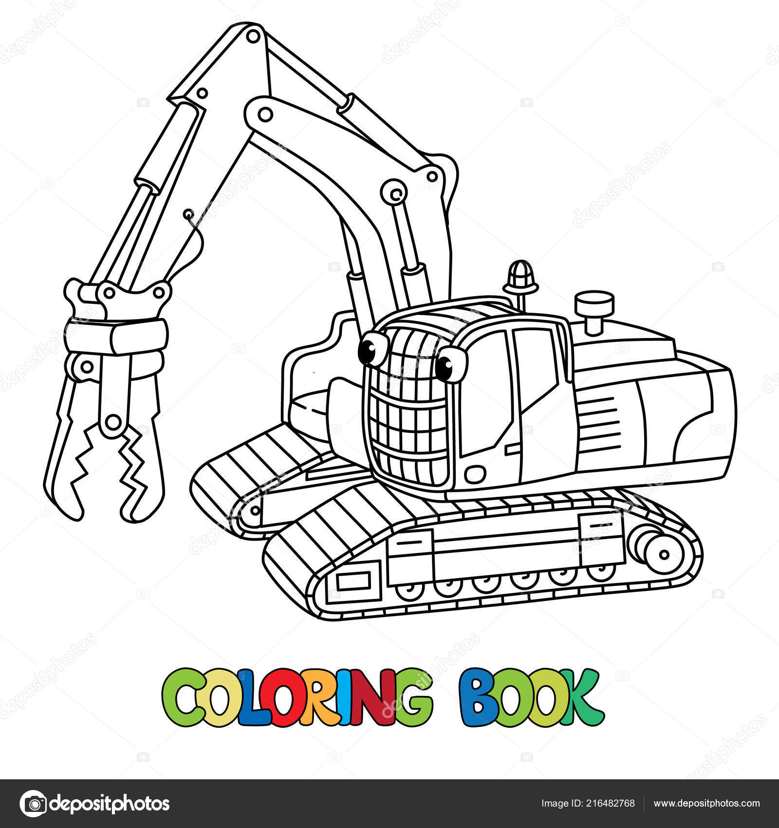 1050+ Coloring Book Excavator HD 1050+ Coloring Book Excavator HD