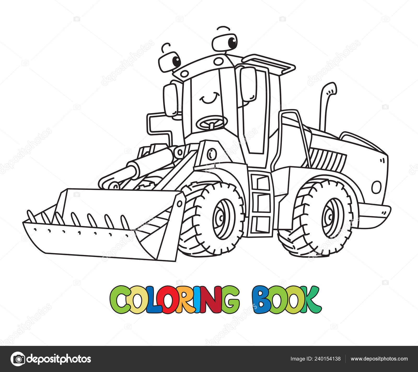 Раскраска трактор в поле - 48 фото