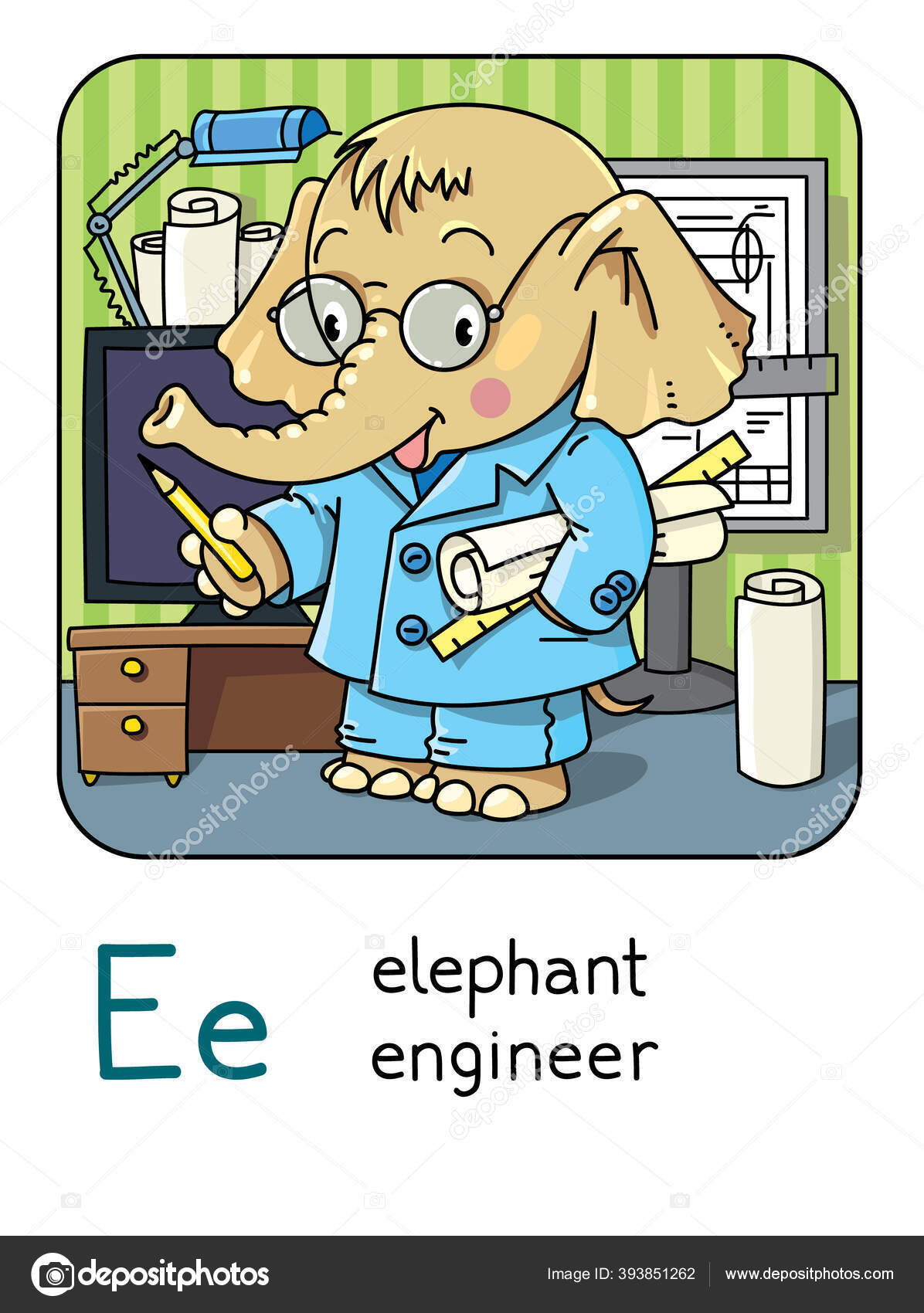 Elefante Gordo Ilustrações, Vetores E Clipart De Stock – (2,351 Stock  Illustrations), image size:1196x1700