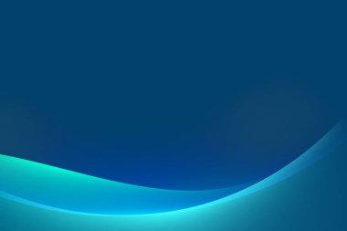 Koyu arkaplan üzerinde soyut açık mavi eğri grafiği, boşluk bileşimini kopyala.