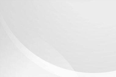 Gri arkaplanda beyaz gradyan soyut eğri deseni.