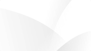 Gri arkaplanda beyaz gradyan soyut eğri deseni.