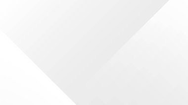 Gri arkaplanda beyaz gradyan soyut çokgen deseni.