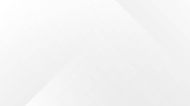 Gri arkaplanda beyaz gradyan soyut çokgen deseni.