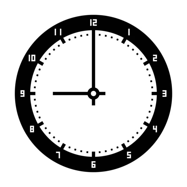 Saat çevirme vektörü. Kusursuz ve basit tasarım, minimalist tarz, siyah gri ve beyaz renk.