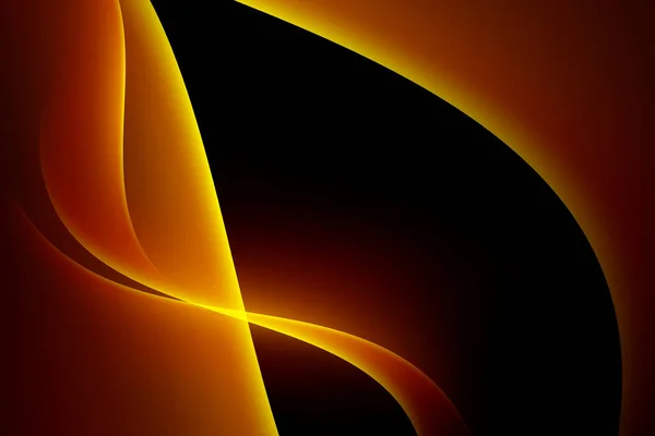 Gold Curve Design Fond Abstrait Concept Luxe — Image vectorielle