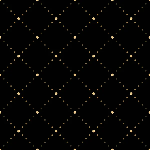 Art Deco Dot Line Rhombus Seamless Pola Vektor Diagonal Geometris - Stok Vektor