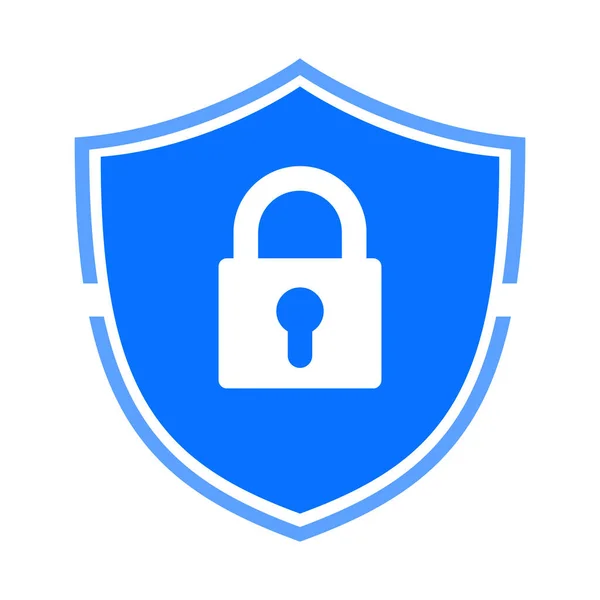 Sicherheitsschutz Symbol Vektor Datenschutz Symbol — Stockvektor
