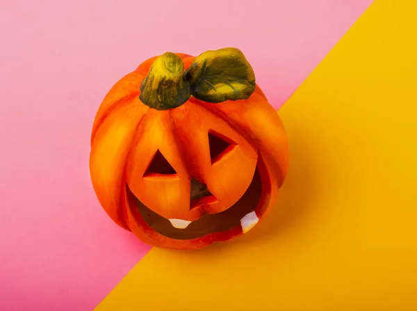 Bright Background Halloween Which Pumpkin Smile — Stock Photo, Image