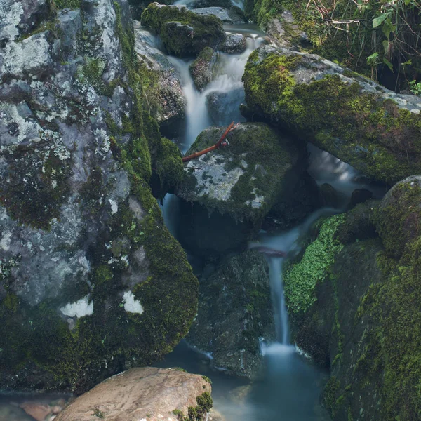 Pequena Cachoeira Cree Montanha — Fotografia de Stock