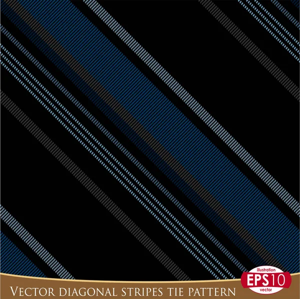 Padrão de gravata de listras diagonais vetoriais — Vetor de Stock