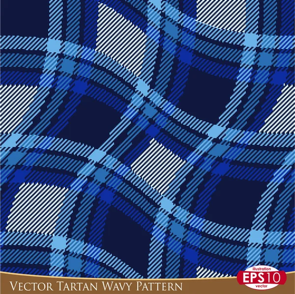 Vektör Tartan Dalgalı Desen