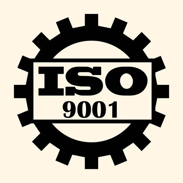 Iso9001icon — Vector de stock