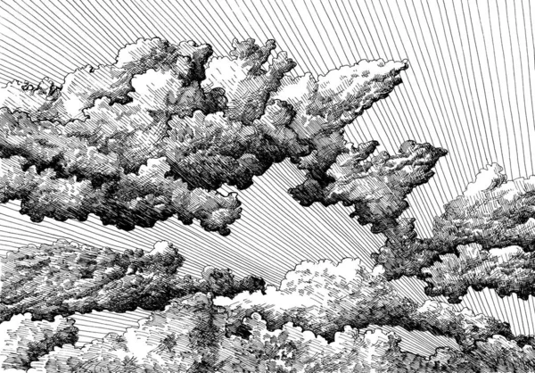 Clouds X13 — Stockfoto