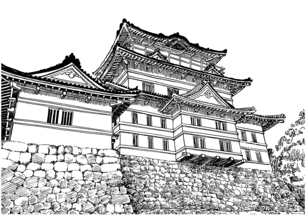 Japan castle — Stockfoto