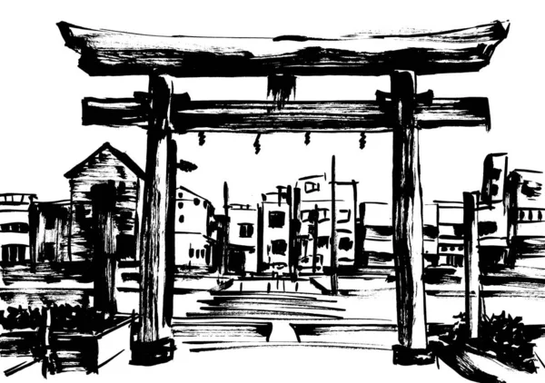 Japan Gate 2a — Stockfoto