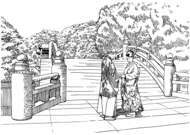 Japonya genç çift