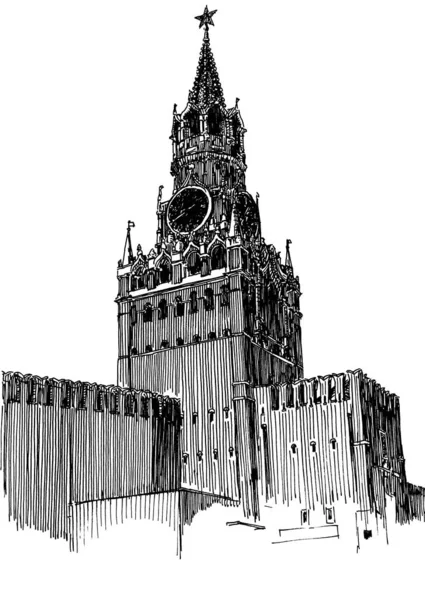 MSK Kremlin tower 02 img — Stock Photo, Image