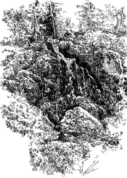 Водопад А2 — стоковое фото